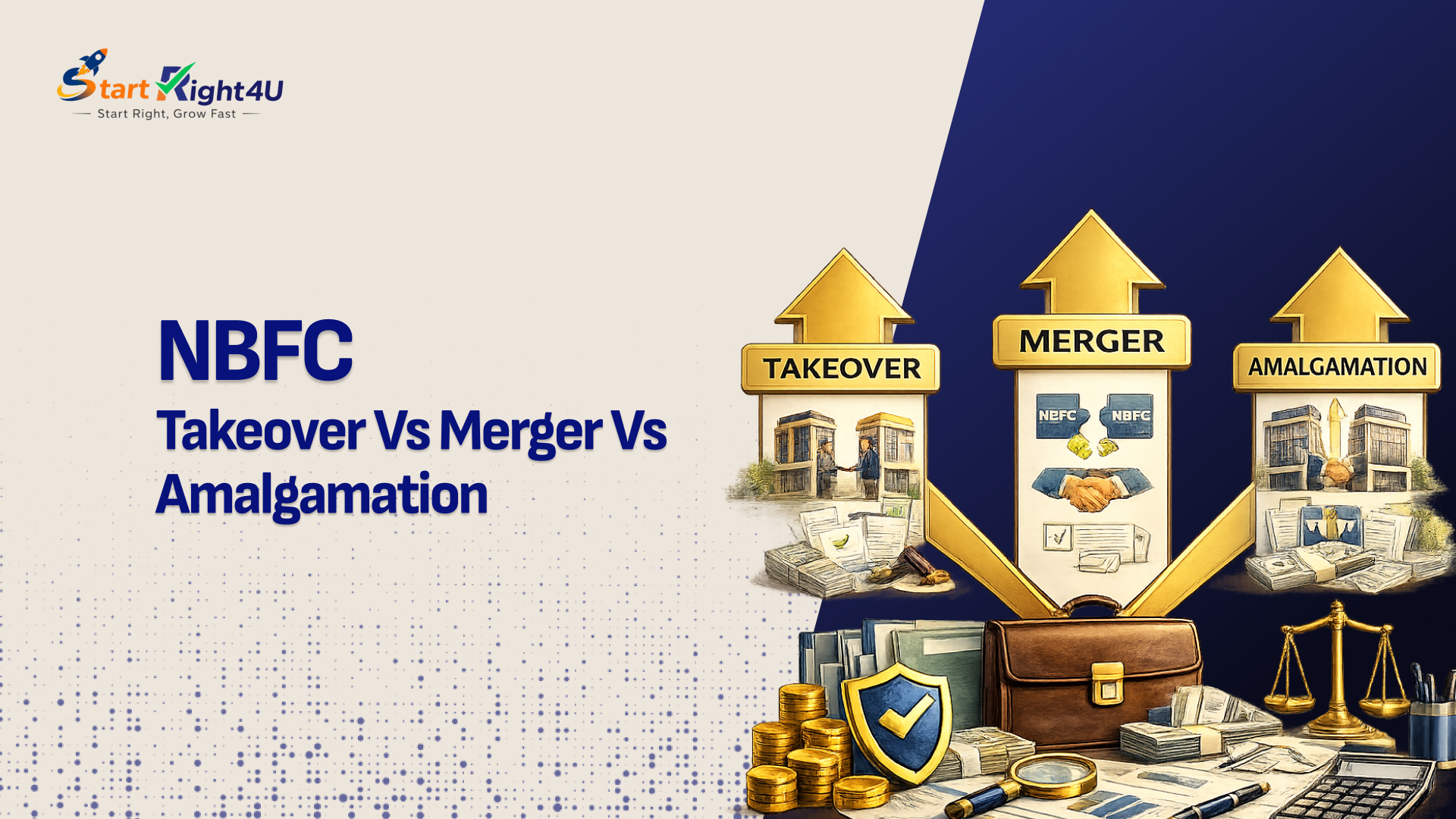 NBFC Takeover vs Merger vs Amalgamation: Key Differences Explained