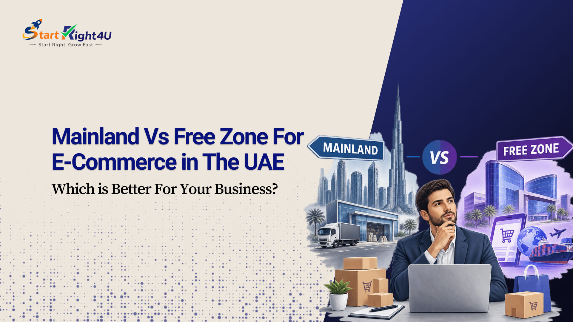 Mainland vs Free Zone for E-commerce in the UAE: Which Is Better for Your Business?